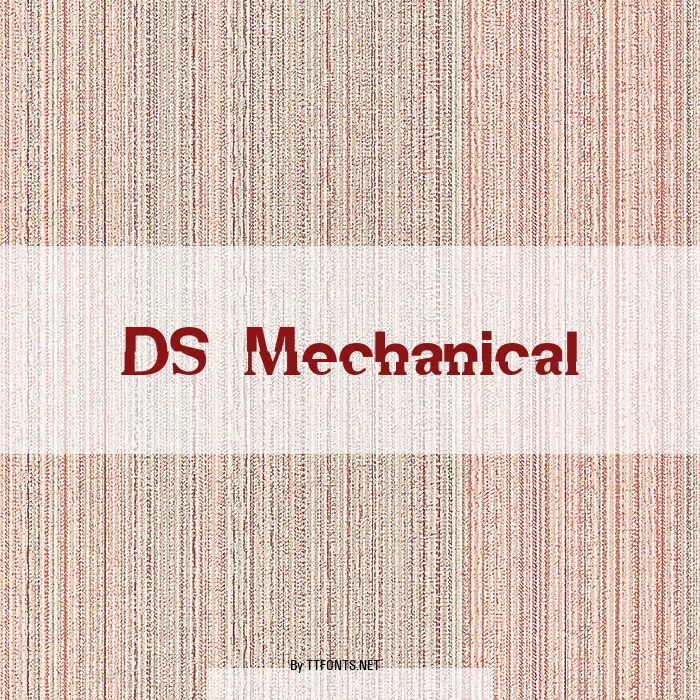 DS Mechanical example
